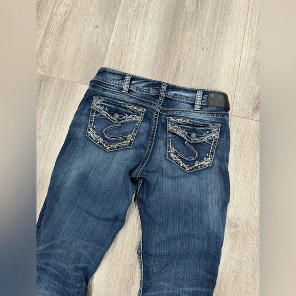 Silver Suki Mid Slim Boot - Picture 2 of 5